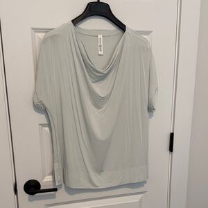 Athleta Women's Cowl Neck Blouse - Light mint color